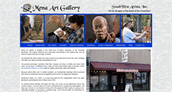 Desktop Screenshot of menaartgallery.org